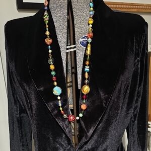 Murano Multicolor Beaded Necklace